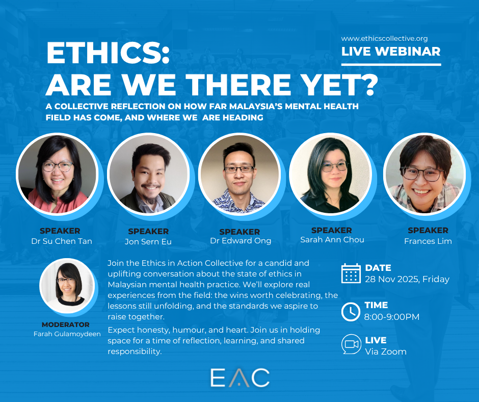 Borak Ethics webinar promo: "Ethics, Are We There Yet?" panel discussion, 28 November 2025