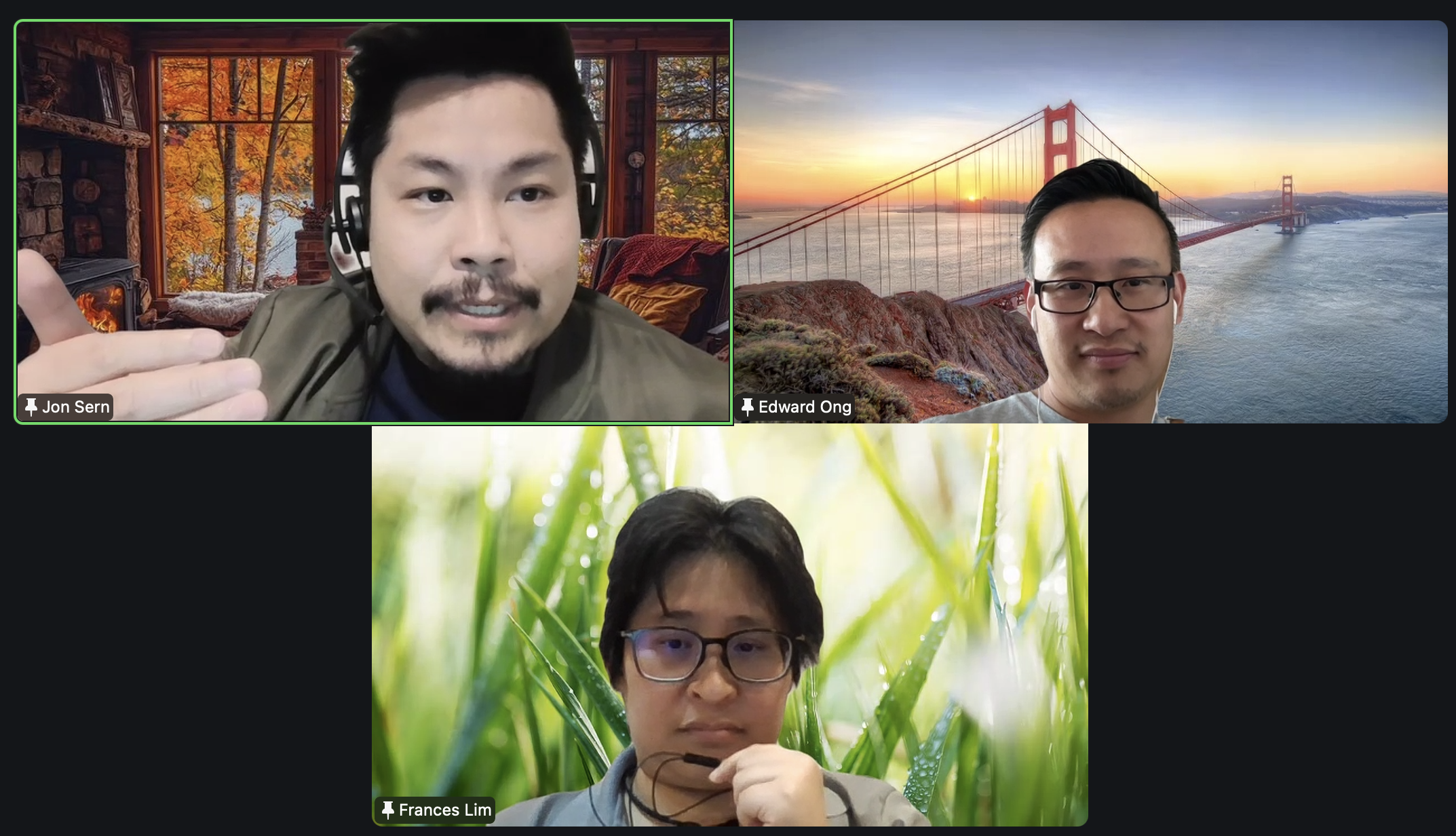 Live screenshot from a Borak Ethics online session